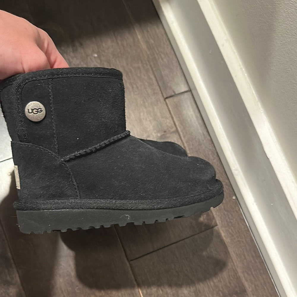 UGG Toddler Classic Black Boots